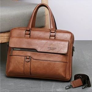 Problem solved! Give your man a quality WEIXLER Crossbody Shoulder Bag.